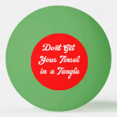 Tinsel Tangle Ping Pong Ball (Voorkant)