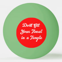 Tinsel Tangle Ping Pong Ball
