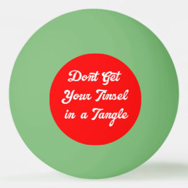 Tinsel Tangle Ping Pong Ball