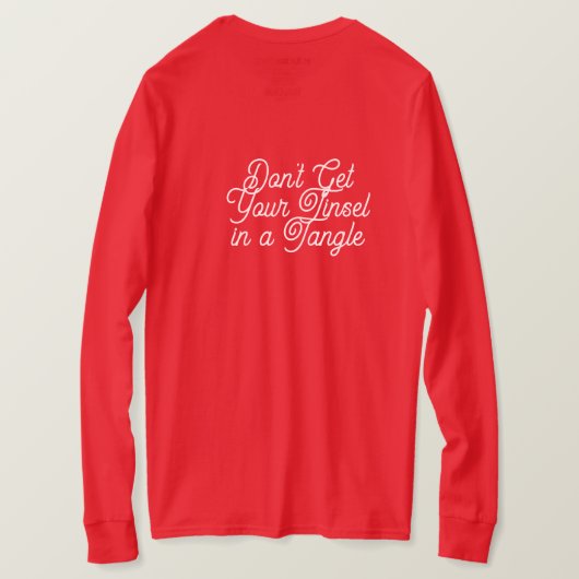Tinsel Tangle T-Shirt (Design achterkant)