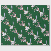 Tinsel Tangled-kerstkat Cadeaupapier (Vlak)