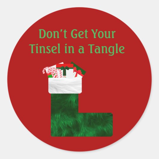 Tinsel Tangled Stickers (Voorkant)