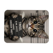 Tinsel the Christmas Kitten Magneet (Horizontaal)