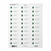 Tinsel Tree Etiket (Full Sheet)