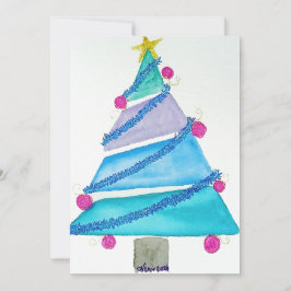 Tinsel Tree Feestdagenkaart