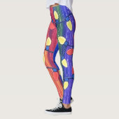 Tinsel verleidende lichtjes van Sinterklaas Leggings (Links)