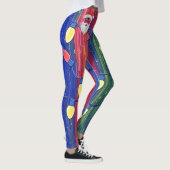 Tinsel verleidende lichtjes van Sinterklaas Leggings (Rechts)