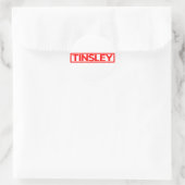 Tinsley Stamp Ronde Sticker (Tas)
