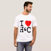Tint en droog - Ik hou van H&C (Mannen) T-shirt (Voorkant volledig)