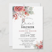 Tint van blush roze perzik stoffig blauw Vrijgezel Kaart (Voorkant)