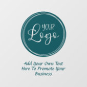 Tinta Zakelijk Logo met Promotekst Raamsticker (Vel)