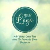 Tinta Zakelijk Logo met Promotekst Raamsticker (Vel 3)