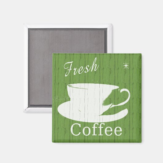 Tintable Weathered Fresh Coffee Sign Magneet (Voorkant / Achterkant)