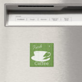 Tintable Weathered Fresh Coffee Sign Magneet (Insitu (Vaatwasser))