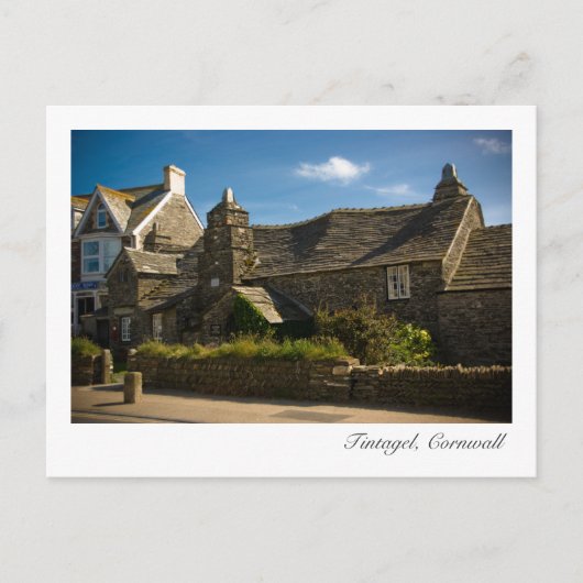 Tintagel, Briefkaart van Cornwall (Voorkant)