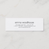 Tintagel Castle Mini Visitekaartje (Achterkant)