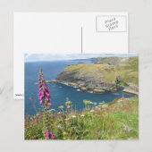 Tintagel kasteel briefkaart (Voorkant / Achterkant)