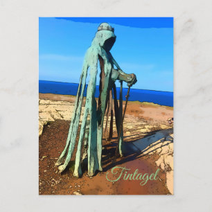 Tintagel King Arthur Monument Cornwall Briefkaart