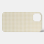 Tinte Diamantvormen Goudgeel Wit Patroon Case-Mate iPhone Case (Achterkant (horizontaal))