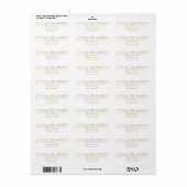Tinte Geconfetti Labels voor Moderne Trouw (Full Sheet)