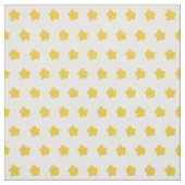 Tinte Gele Bloemendruk Stof (Swatch)