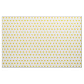 Tinte Gele Bloemendruk Stof (Fat Quarter)