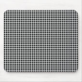 Tinte zwarte stippenprint muismat (Voorkant)