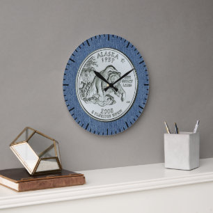 Tinted Alaska State Quarter Design  Grote Klok