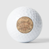 Tinted Arizona State Quarter Design Golfballen (Voorkant)