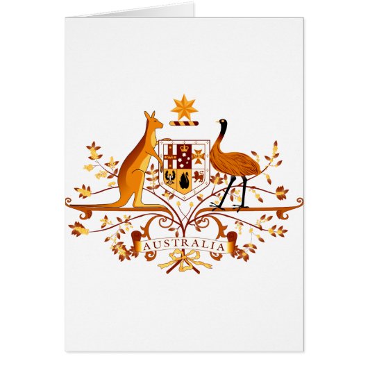 Tinted Australia COA Wenskaart (Voorkant)