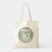 Tinted Georgia State Quarter Design Tote Bag (Achterkant)
