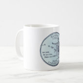 Tinted Hawaii State Quarter Design Koffiemok (Voorkant links)