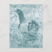 Tinted Hen Briefkaart (Voorkant)