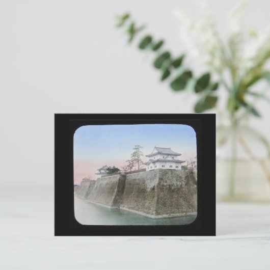 Tinted Lantern Slide Japan Nakajima Osaka Briefkaart (Staand voorkant)