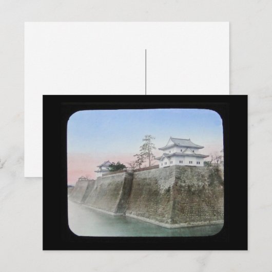 Tinted Lantern Slide Japan Nakajima Osaka Briefkaart (Voorkant / Achterkant)