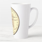 Tinted New York State Quarter Design Latte Mok (Rechts)