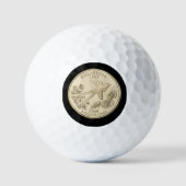 Tinted Oklahoma State Quarter Design Golfballen (Voorkant)