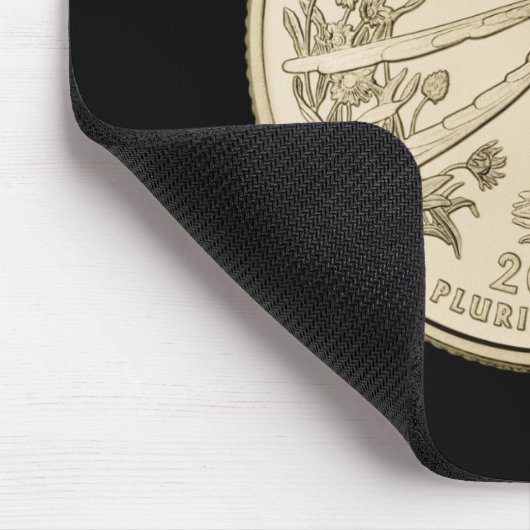 Tinted Oklahoma State Quarter Design Muismat (Hoek)