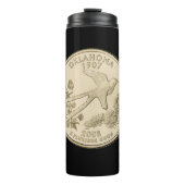 Tinted Oklahoma State Quarter Design Thermosbeker (Voorkant)