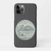 Tinted Washington State Quarter Design Case-Mate iPhone Case (Achterkant)