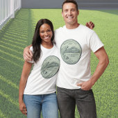 Tinted Washington State Quarter Design T-Shirt