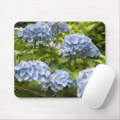 Tinten Blau Hortensia's Muismat (Met muis)