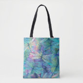 Tinten Blauwe Libellen Tote Bag (Voorkant)