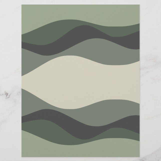 Tinten groen : (Voorkant)