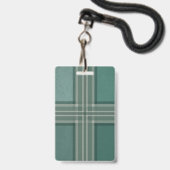 Tinten groen badge (Voorzijde met lanyard)