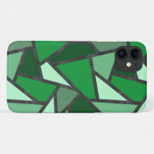 Tinten groen gebrandschilderd glas patroon Case-Mate iPhone case (Achterkant (horizontaal))