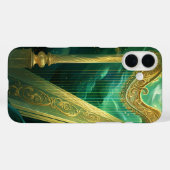 TINTEN GROEN & GELE IERSE CELTISCHE HARPS Case-Mate iPhone CASE (Achterkant (horizontaal))