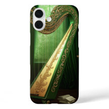 TINTEN GROEN & GELE IERSE KELTISCHE HARPS