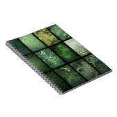  TINTEN GROEN IERS KELTISCH THEMA NOTITIEBOEK (Rechterzijde)