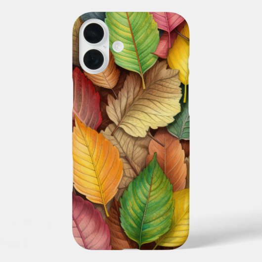 TINTEN GROEN ROOD GOUD VALLEN BLADEREN Case-Mate iPhone CASE (Achterkant)